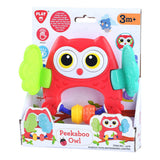 Playgo Peekaboo Eulenrassel rot