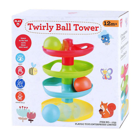 Playgo Twirly Ball Tower – 7 Teile.