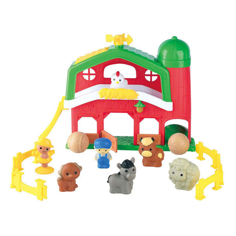 Playgo Bauernhof mit Tieren Spielset – 17 Teile.