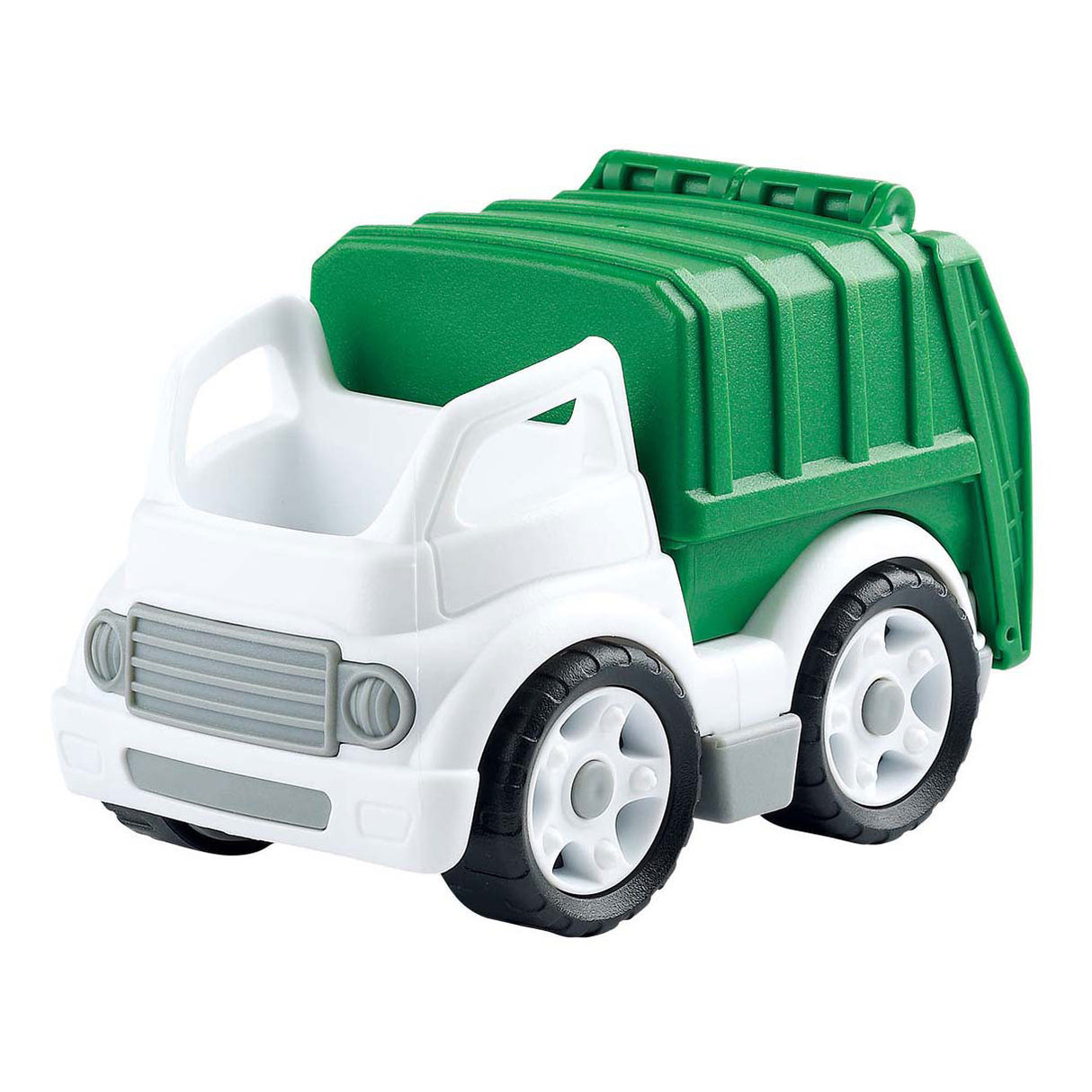 Playgo biobasierter Müllwagen weiß grün