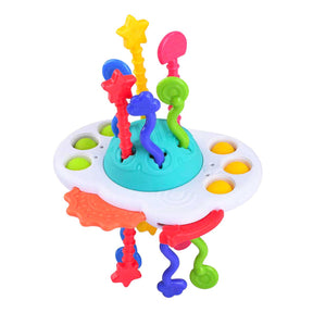 Playgo Sinnesball Raumschiff Lernspielzeug in mehreren Farben.