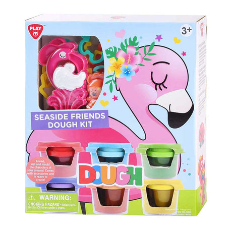 Playgo Küstentiere-Ton-Set – 6 Tontöpfe