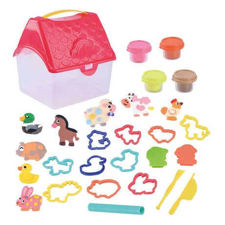 Playgo Farm-Ton-Set – kreatives Ton-Spielset für Kinder.