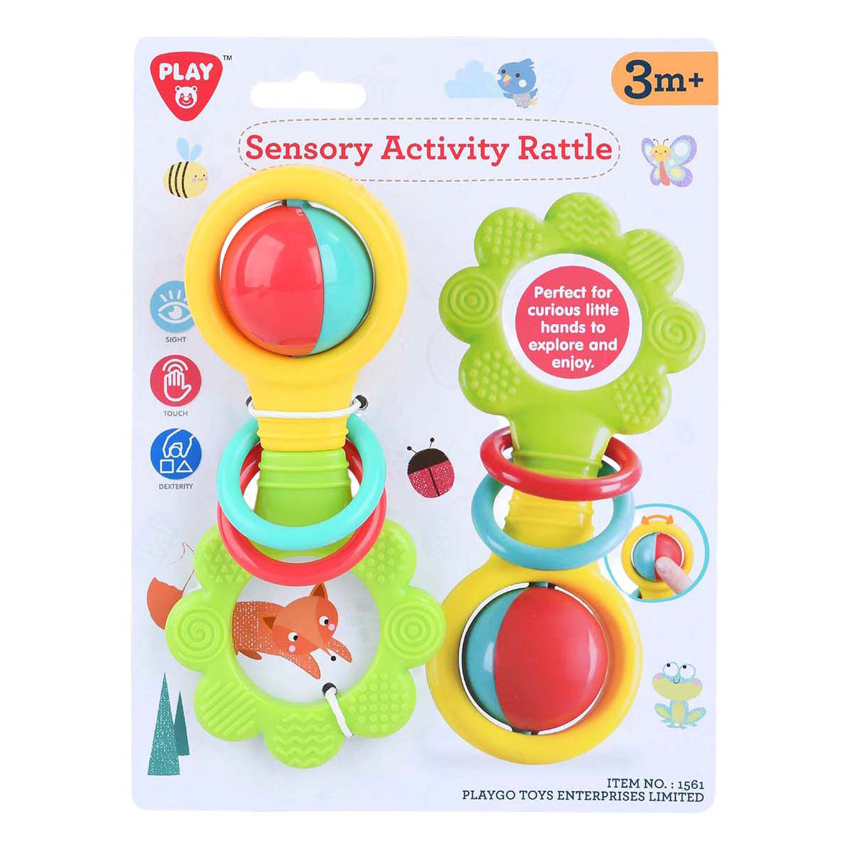 Playgo sensorische activiteiten rammelaar