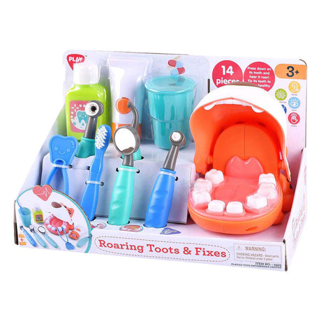 Playgo tijger tandarts set - 14dlg.
