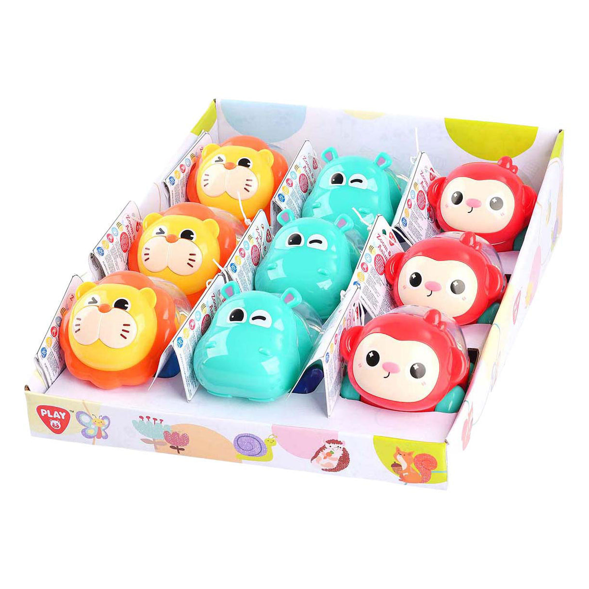 Playgo zoom bounce dierenauto