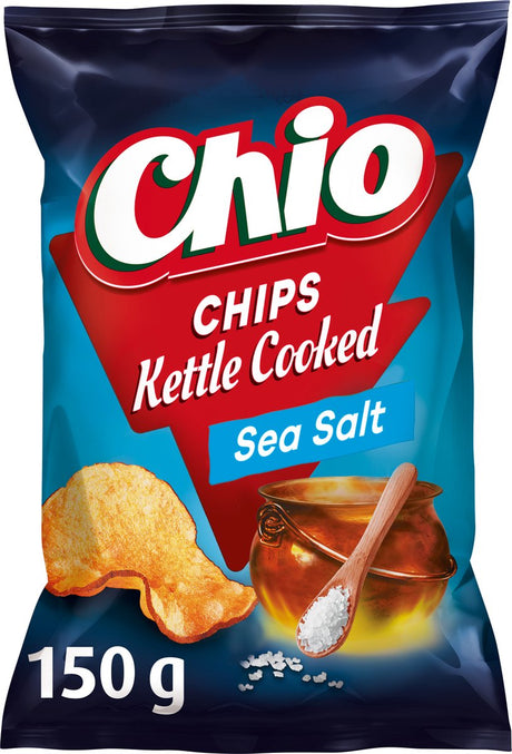 Chio-Kessel gekochtes Meersalz - Chips - 10x150 Gramm
