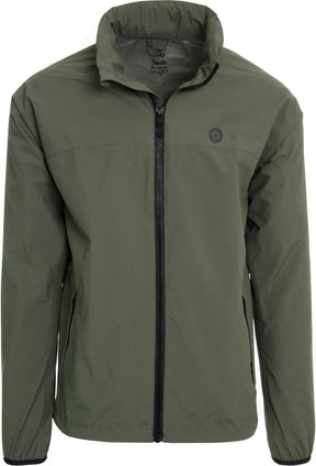 Agu go - regenjas - unisex - groen - xxl - waterdicht poray 5000 - ademend - compact opvouwbaar - gerecycled polyester - reflecterend