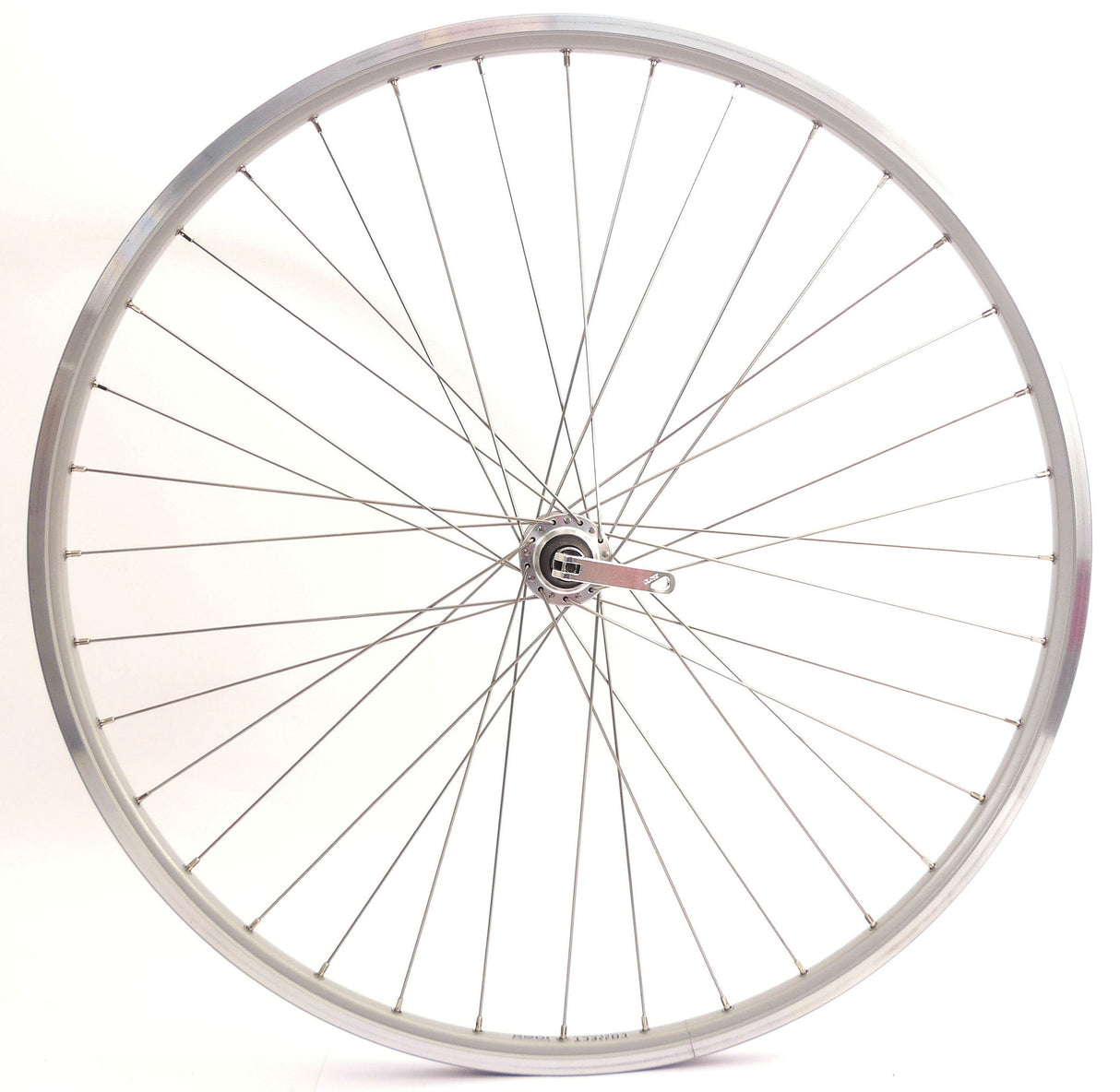Rodi Hinterrad Connect 28 8 9 10 Gang 622 x 19 mit Schnellspanner und Edelstahlspeichen – Silber