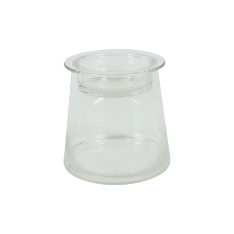 Countryfield deco glas hanny met komdeksel helder 14xh13,5cm