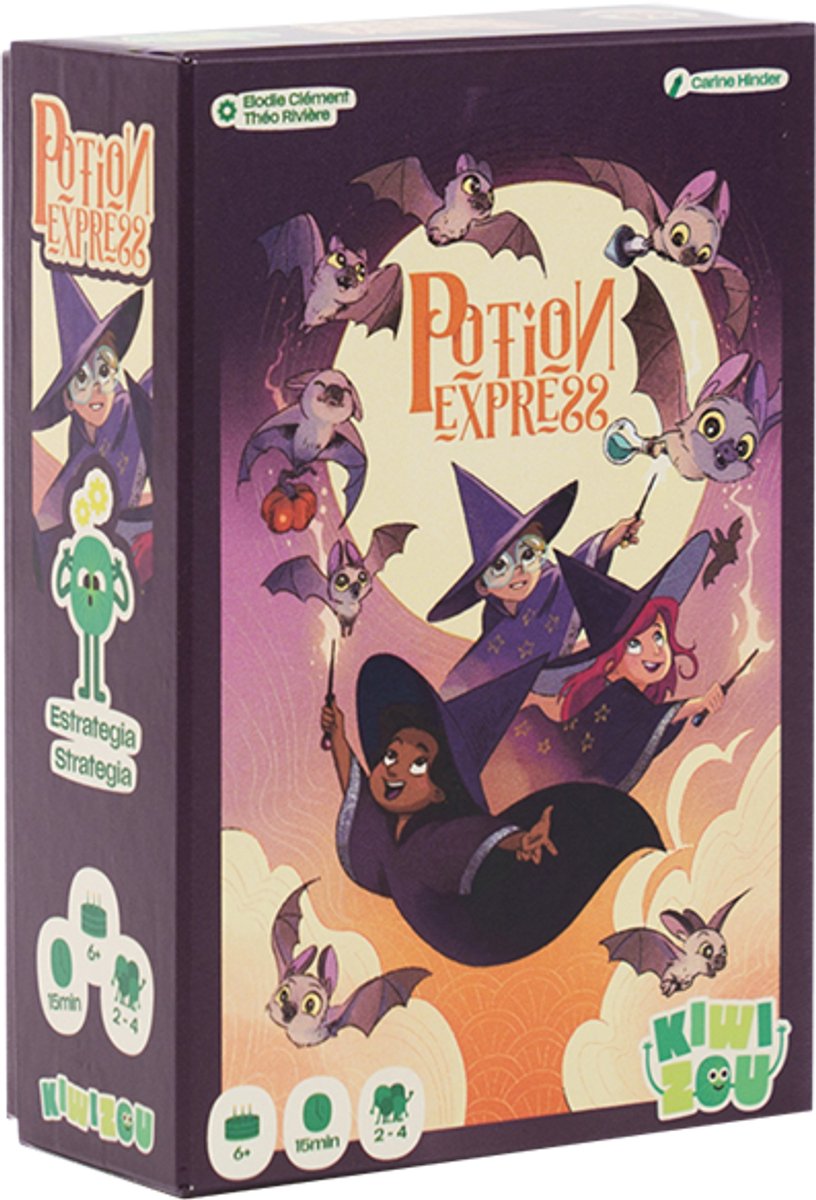 Geronimo Spiele Potion Express - Kiwizou - - Kinderspiel - ab 6 Jahren - von 2 bis 4 Spielern