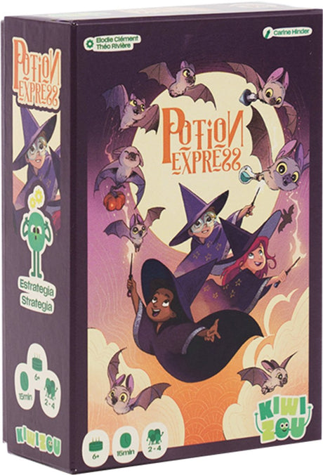 Geronimo Spiele Potion Express - Kiwizou - - Kinderspiel - ab 6 Jahren - von 2 bis 4 Spielern
