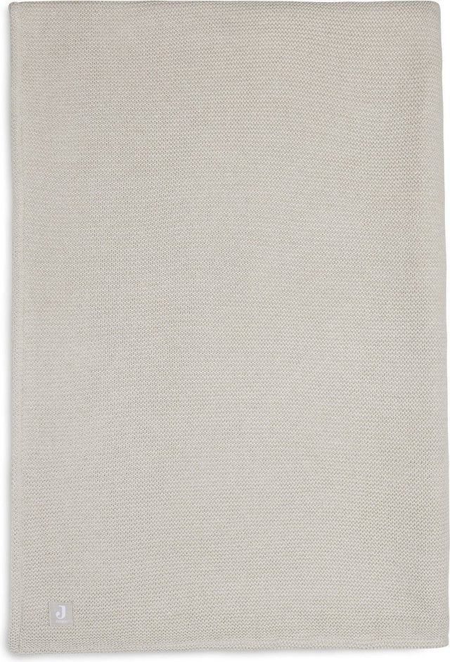 Jollein baby deken ledikant 100x150cm basic knit - nougat fleece