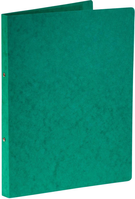 Bronyl-Ringbinder | für ft a4 | aus glänzendem Karton | 2 Ringe à 16 mm | grün