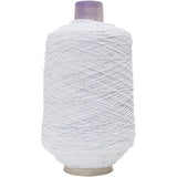 Dünnes, rundes elastisches Garn, weiß, 1500 m 1 Rolle