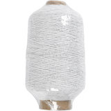 Dünnes, rundes elastisches Garn, weiß, 1500 m 1 Rolle