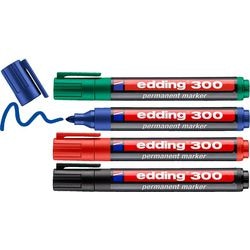 Permanentmarker Edding 300 Round Point 1,5 - 3 mm Farbbereich