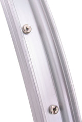 Sonnenrad vordere Quelle 28 622*21 Parallex Rand mit qr Hub Silber