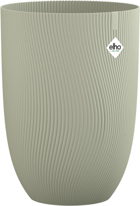 Elho Sereh High 40 – Blumentopf für drinnen und draußen – 100 % recycelter Kunststoff – ø 39 x H 53,4 cm – skandinavisches Grün