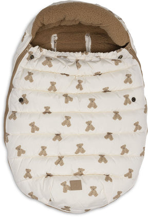 Jollein voetenzak groep 0+ 3 5 punts puffed mini teddy bear