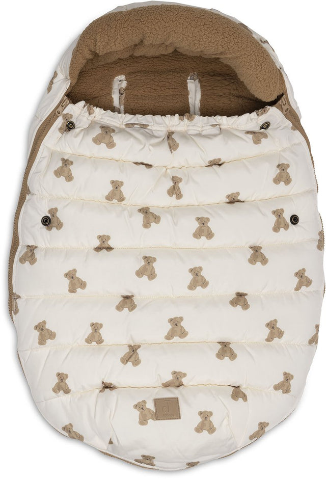 Jollein voetenzak groep 0+ 3 5 punts puffed mini teddy bear
