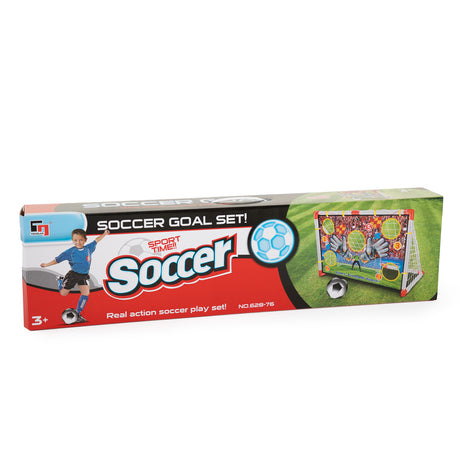 Hoppe -Fußballtor mit Punkte Screen