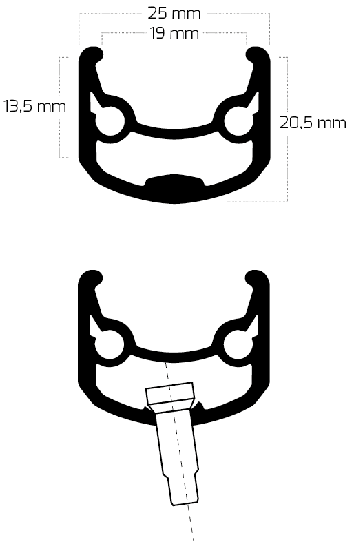Shimano Hinterrad 26 559X19C Ryde Andra 30 Rand mit FH -M525 8 9 10 Geschwindigkeitsnabe für 6 Schrauben Bremsscheibe - Schwarz