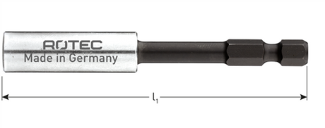 Rotec Bithalter Magnet Impact E6,3x80mm C-Ring