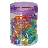 Farbige transparente Spieldiamanten - 60 Stk.