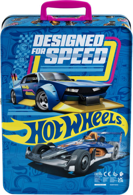 Klein Toys Hot Wheels Sammelkoffer – geeignet für max. 50 Autos - 26x8,5x37,5 cm - blau