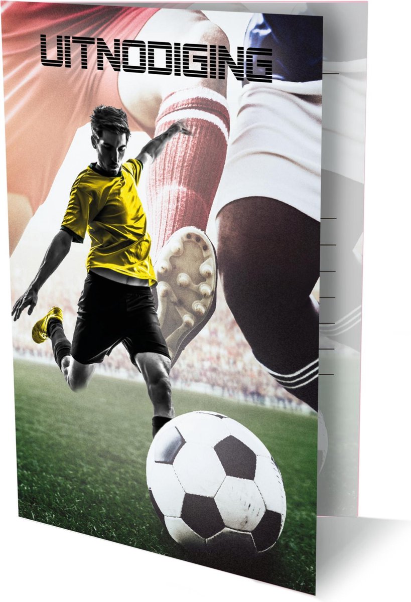 Interstat - Einladungskarten - Fußball - 6 Stk.