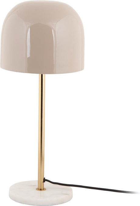 Leitmotiv tafellamp manta - grijs - ø20cm - scandinavisch