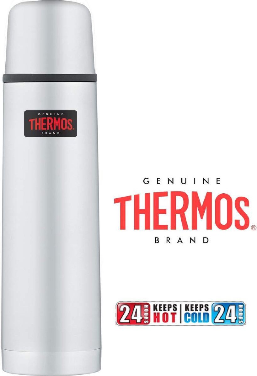 Thermos-Isolierflasche - Thermax - 1 Liter - Silber