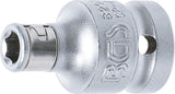 BGS Technic Bit-Adapter mit Haltekugel Vierkant 1 2 auf Sechskant 1 4