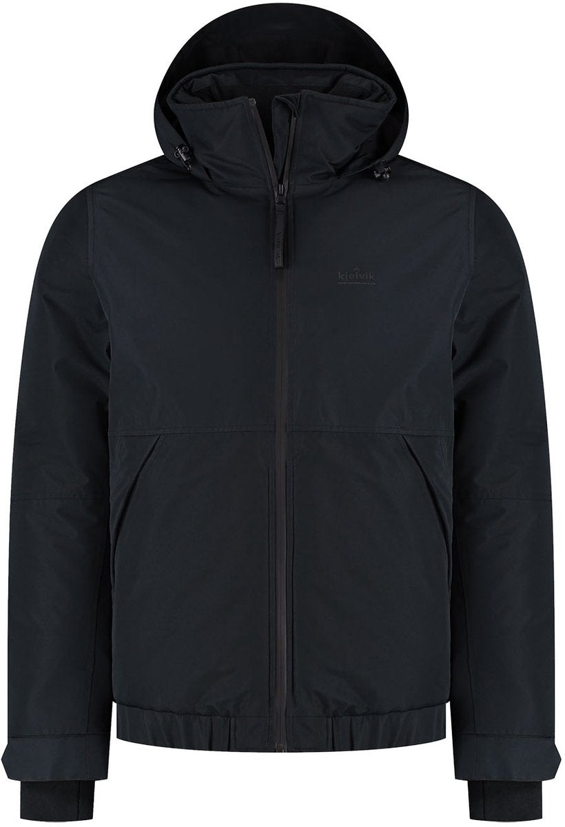 Kjelvik olle heren outdoorjas - zwart