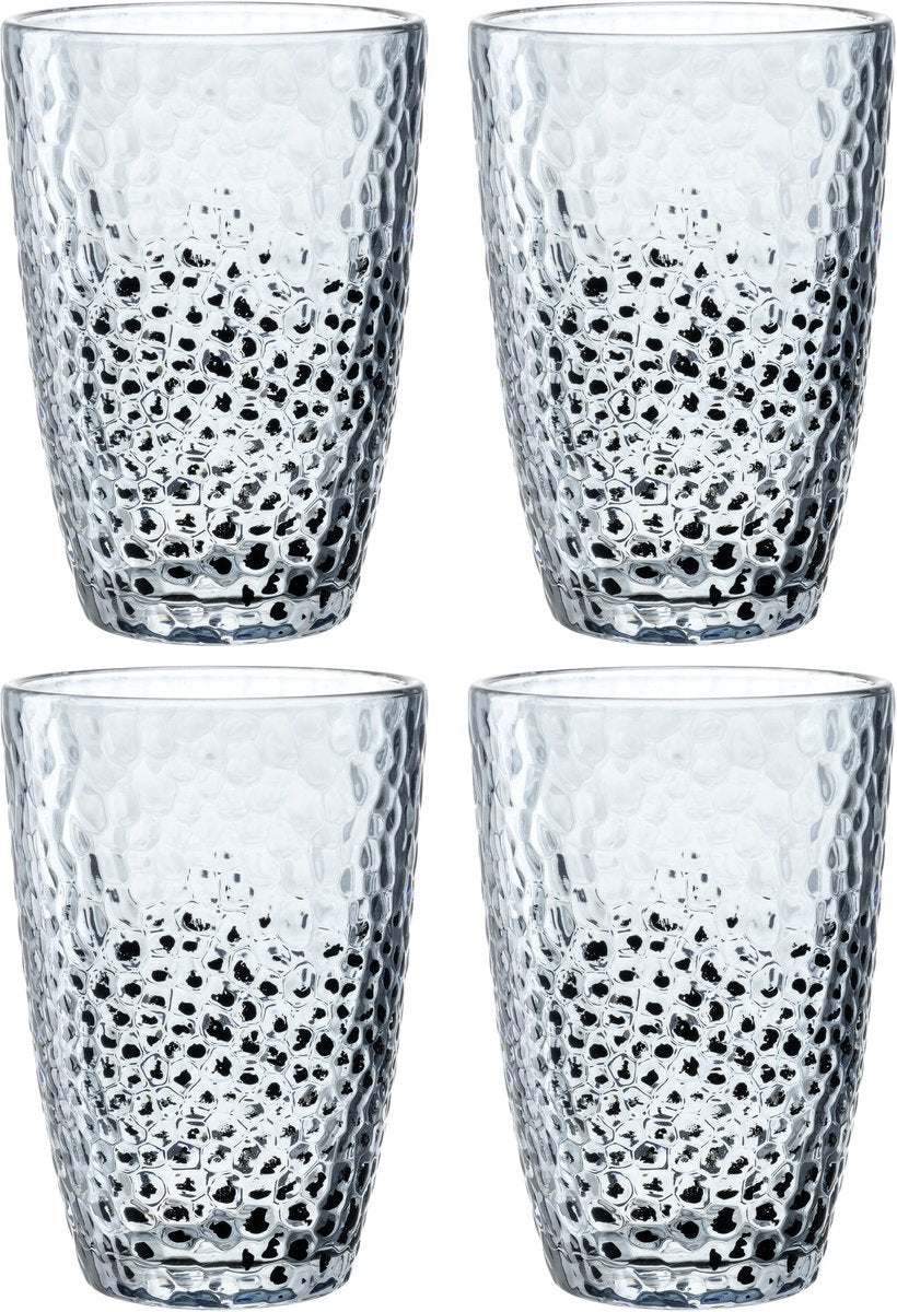 Leonardo Matera Longdrinkglas 340ml blau - Set 4