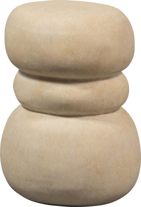 Woood yvo bijzettafel - fiber clay - naturel - 47x37x35