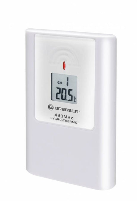 Bresser Thermo- und Hygrosensor – für drinnen und draußen – kompatibel mit verschiedenen Wetterstationen