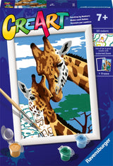 Ravensburger Kreart Gemälde bei Nummer - süße Giraffen
