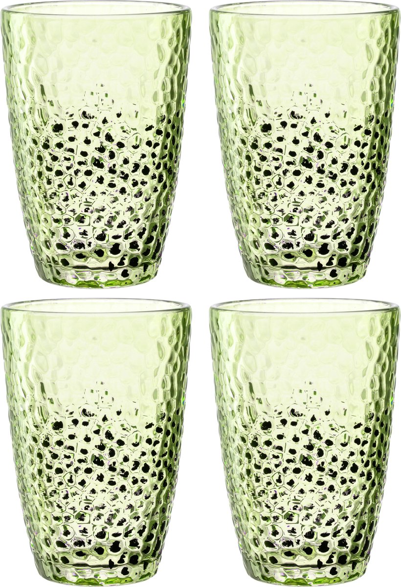 Leonardo Matera Longdrinkglas 340ml grün - Set 4