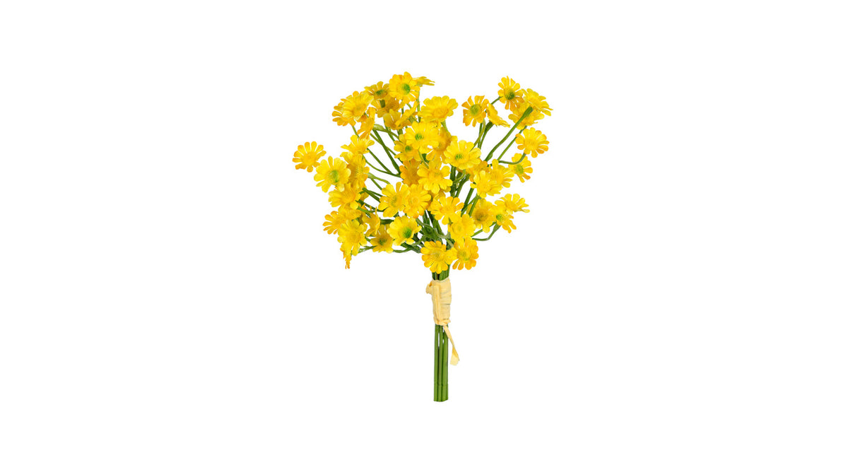 Margrietjes bundel h27cm geel