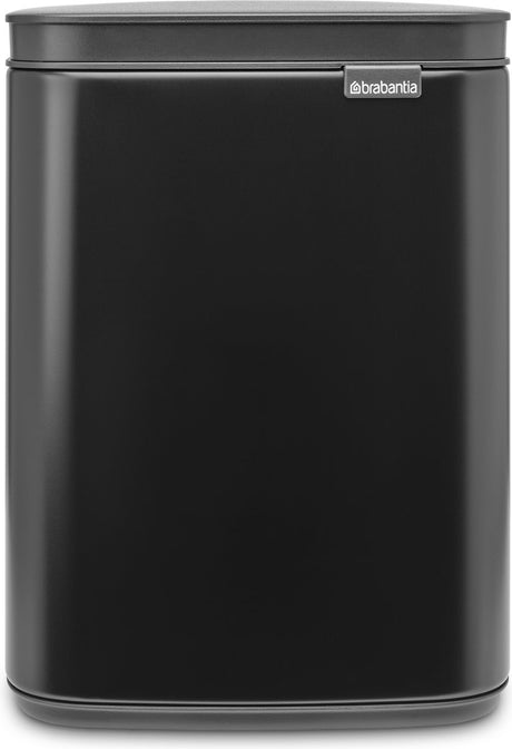 Brabantia Bo Abfalleimer – 4 Liter – Badezimmer – Mattschwarz