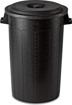 Stefanplast afvalton - afvalemmer - vuilnisbak - voerton - buiten - 100l - zwart