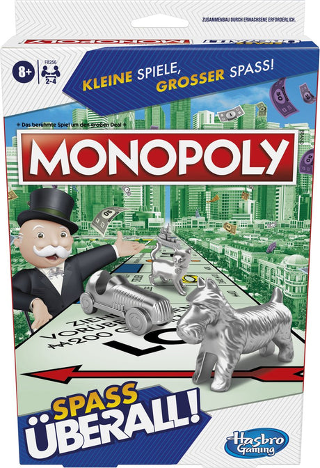 Hasbro Gaming Monopoly Grab Go Brettspiel Wirtschaftssimulation