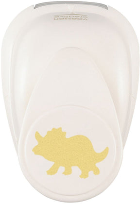 Vaessen creative pons - figuurpons - dino triceratops - 3,3 x 4,9 cm