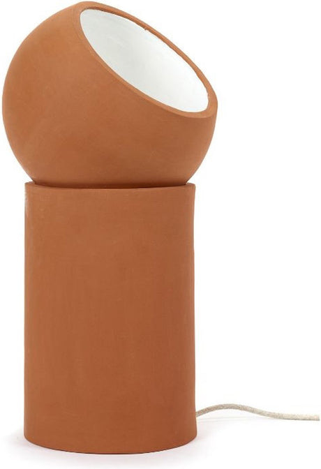 Serax - Lauren van Driessche Terra Light - Tischlampe L - Terrakottabraun - 25 ø - H 51,00 cm - 9,50 kg