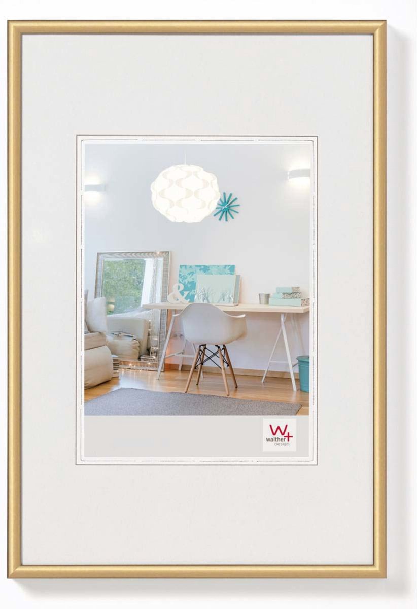 Walther New Lifestyle - Kunststoffrahmen - Fotogröße 30x40 cm - Gold