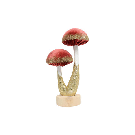 Countryfield ornament paddenstoelen pejo s roze polystone 10x6x18cm