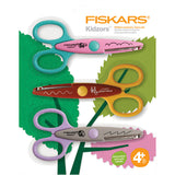 Creativ Company Fiskars Kidzors Zackenschere, Nilpferd, Kameligel, 3 Stück 1 Box