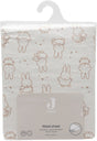 Jollein hoeslaken wieg - 40 50x80 90cm - nijntje moments - light terra